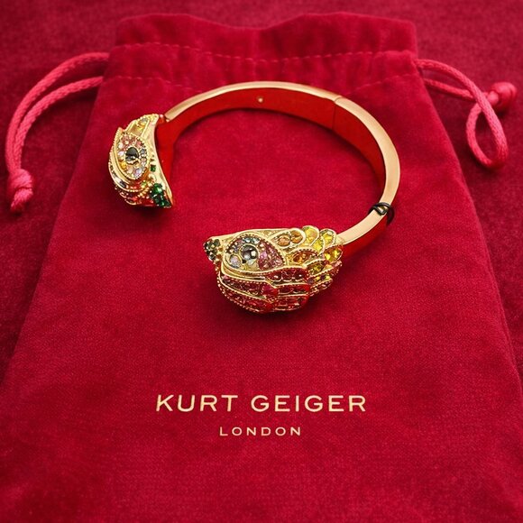 Kurt Geiger London Eagle Bangle Bracelet – Crystal Statement Bracelet - Picture 11 of 12